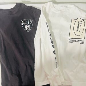 Zara Kids Boys Size 6 Bundle EUC (2) Long Sleeve Anime, Baseball Graphic Print